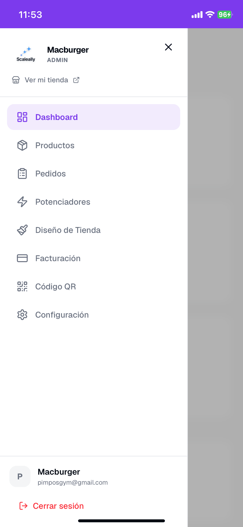 Panel de Administración